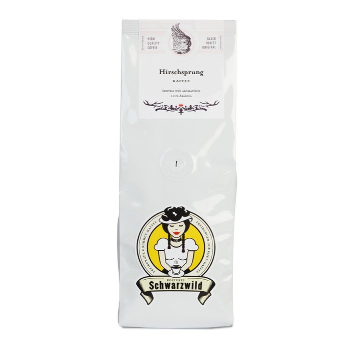 Rösterei Schwarzwild Hirschsprung Kaffee 250g Bohne 100%...