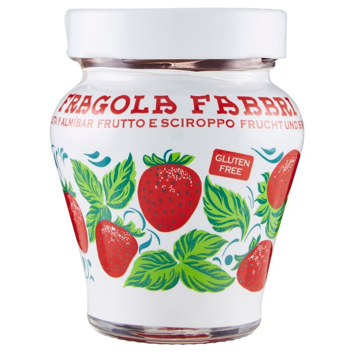 FABBRI Fragola Erdbeer 230g Glas