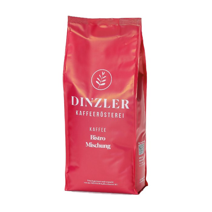 Dinzler Kaffeerösterei Kaffee Bistro Mischung 1kg Bohne