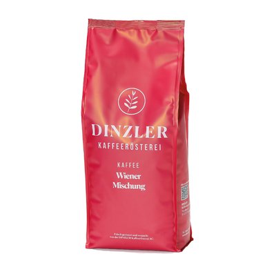 Dinzler Kaffeersterei Kaffee Wiener Mischung 1kg Bohne