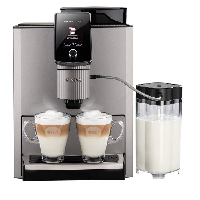 Nivona CafeRomatica NICR 690 Mattschwarz/Chrom Kaffeevollautomat