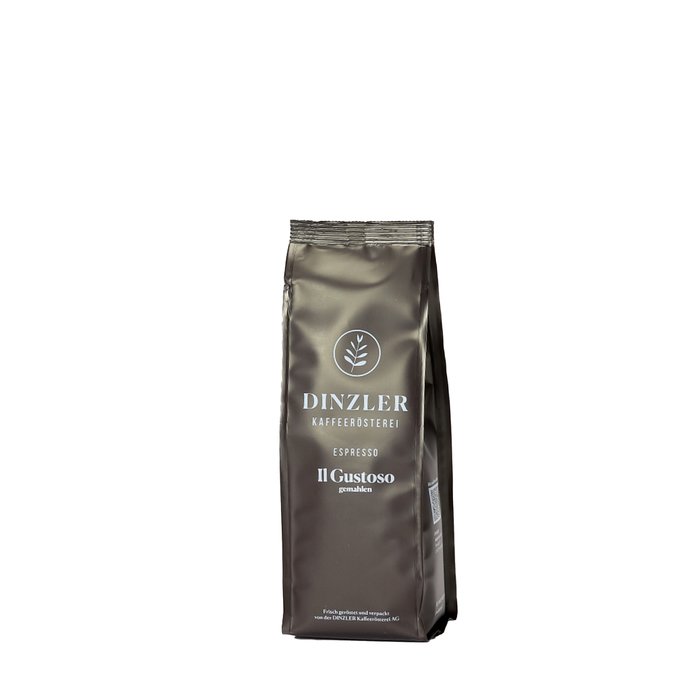 Dinzler Kaffeersterei Espresso Il Gustoso 250g gemahlen fr Mokka-Kannen Bialetti