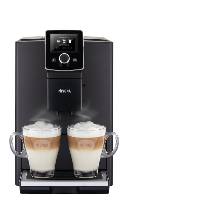Nivona CafeRomatica NICR 820 Mattschwarz / Chrom Kaffeevollautomat
