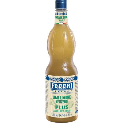 FABBRI MIXYBAR Limette, Zitrone und Ingwer Plus Sirup 1Liter