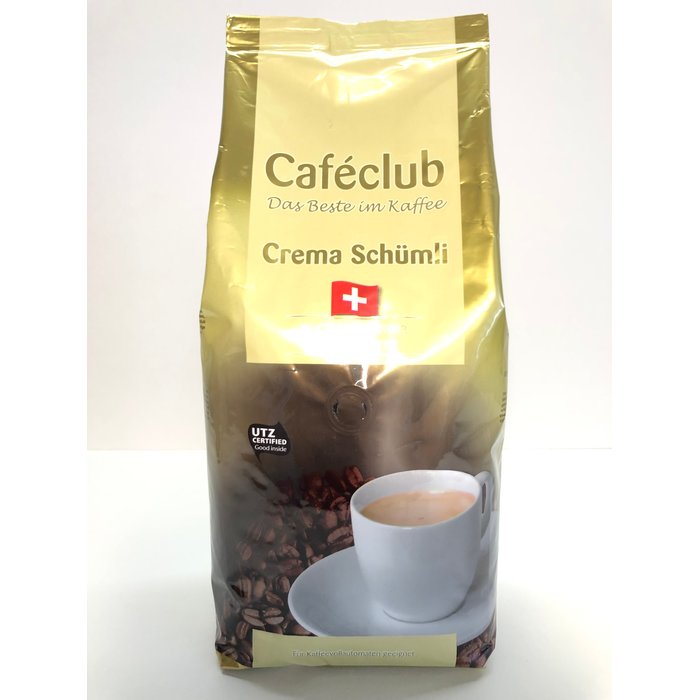 Caféclub Crema Schümli 1kg Bohne