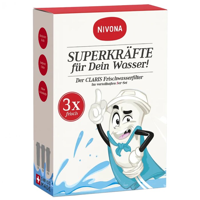 Nivona 3er-Set CLARIS Frischwasserfilter