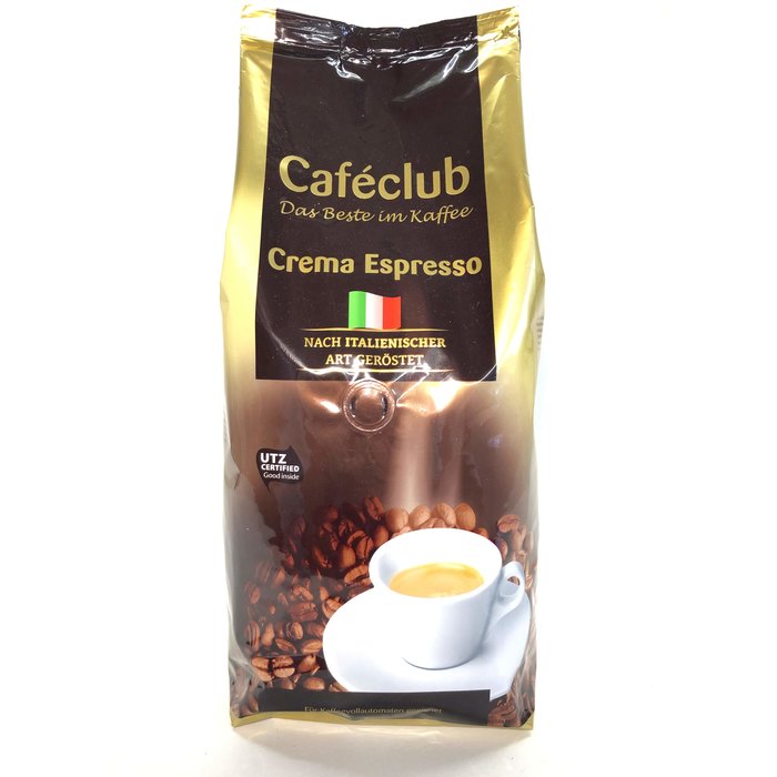 Caféclub Crema Espresso 1kg Bohne
