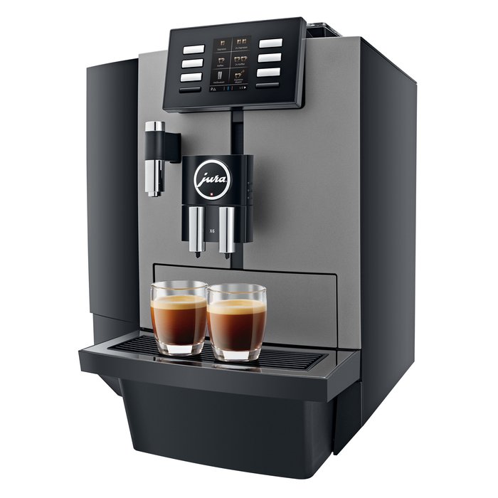 Jura X6 Dark Inox Kaffeevollautomat für Büro/Gewerbe