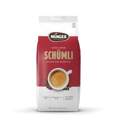 Minges Caf� Cr�me Sch�mli ganze Bohne 1KG