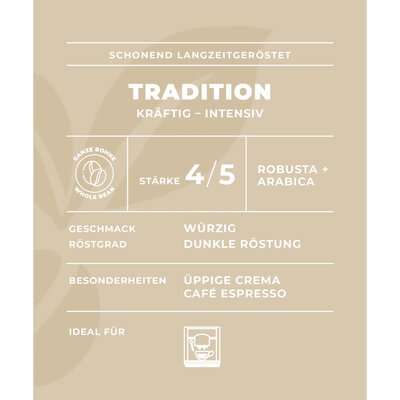 Minges Espresso Tradition 1kg Bohne