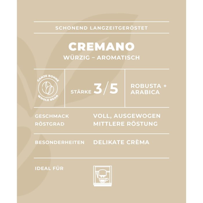 Minges Caff� Cremano 1kg Bohne